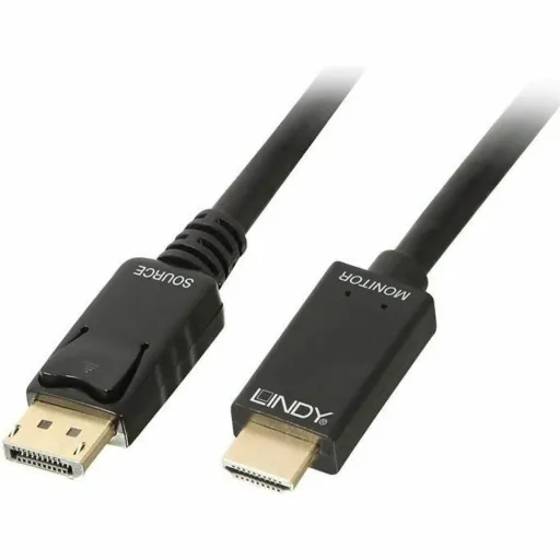 Adaptador DisplayPort para HDMI LINDY 36922 Preto