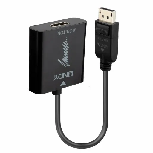 Adaptador DisplayPort para HDMI LINDY 41068 Preto