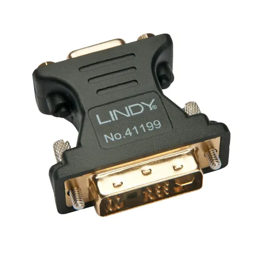 Adaptador DVI para VGA LINDY 41199 Preto