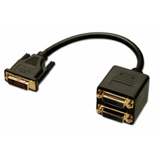 Adaptador DVI LINDY 41215 18 cm Preto