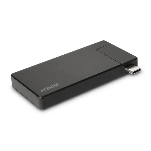 Hub USB LINDY 43336 Preto