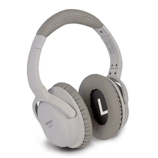 Auriculares Bluetooth com Microfone LINDY LH500XW Cinzento