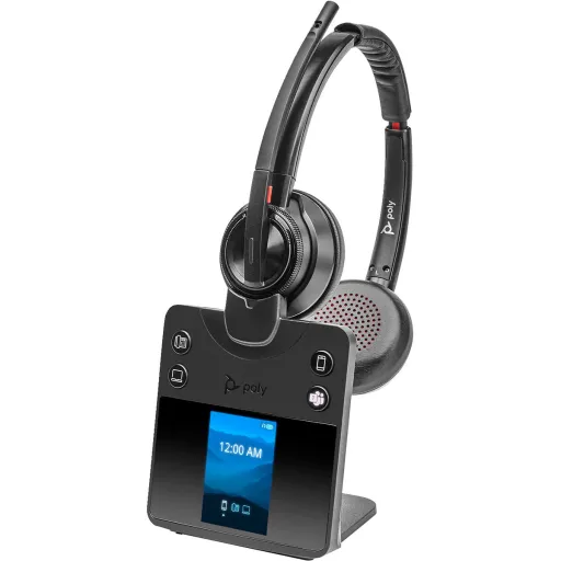 Auriculares com Microfone Poly SAVI 8420 Preto