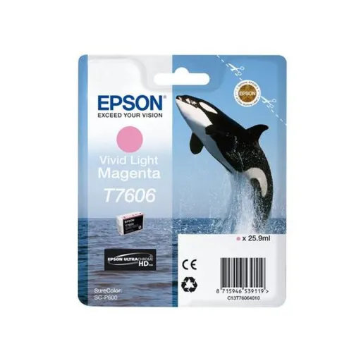 Tinteiro de Tinta Original Epson C13T76064N10 Magenta Magenta Claro