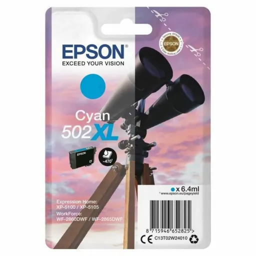 Tinteiro de Tinta Original Epson C13T02W24020 Preto Ciano