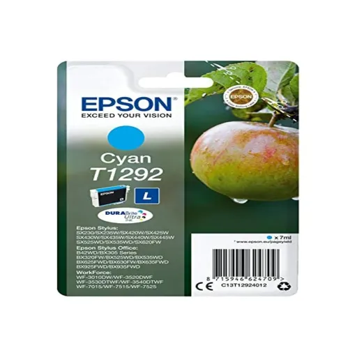 Tinteiro de Tinta Original Epson C13T12924022 Azul Escuro