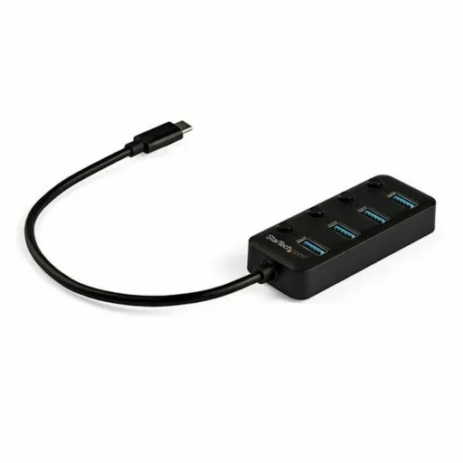 Hub USB Startech HB30C4AIB Preto