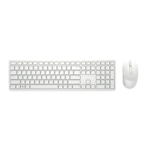 Teclado Dell KM5221W-WH-SPN Branco Preto Qwerty Espanhol