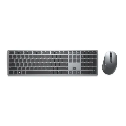 Teclado e Rato Sem Fios Dell KM7321WGY Cinzento Qwerty Espanhol QWERTY