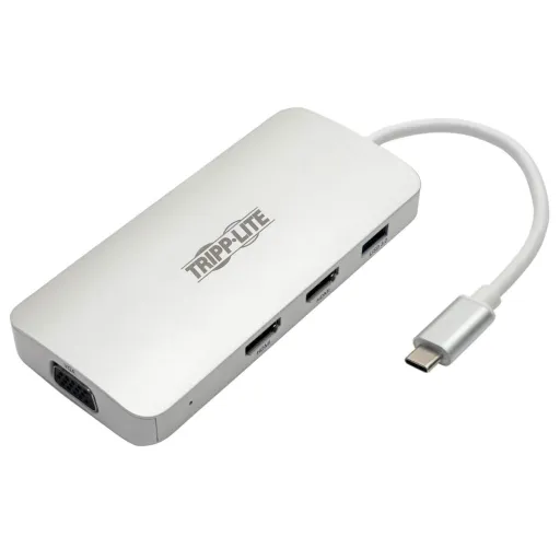 Hub USB Eaton U442-DOCK12-S Prateado