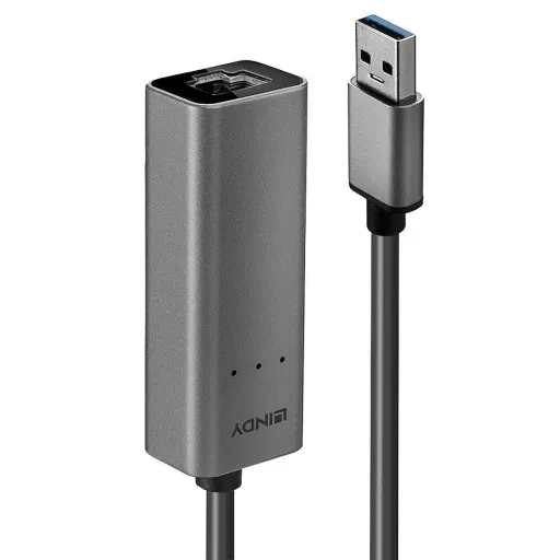 Conversor USB 3.0 para Gigabit Ethernet LINDY 43313