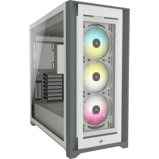 Caixa Semitorre ATX Corsair ICUE 5000X RGB Branco