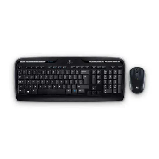 Teclado e Rato Sem Fios Logitech MK330 Preto Qwerty Espanhol