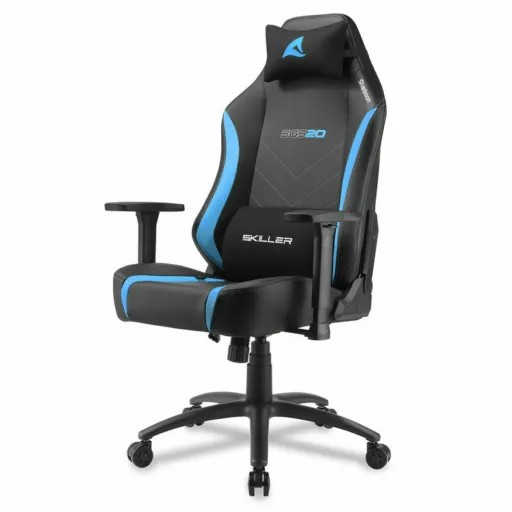 Cadeira de Gaming Sharkoon Azul Preto/Azul