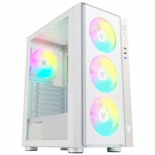 Caixa Semitorre ATX Tempest Umbra RGB Branco