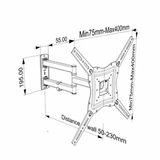 Suporte TV PcCom Essential 23"-75"