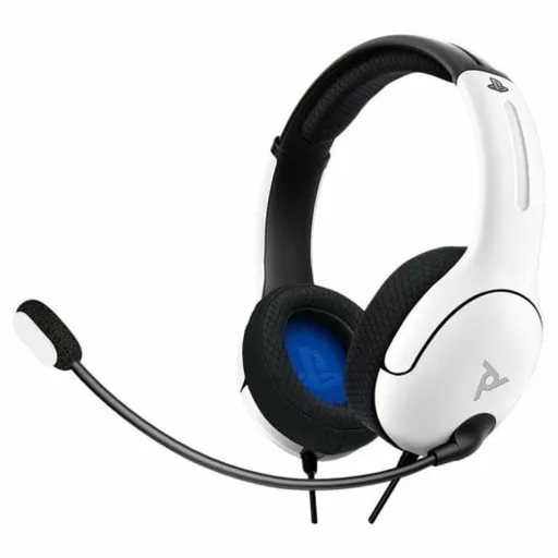 Auriculares com Microfone PDP 051-108-EU-WH Branco Preto