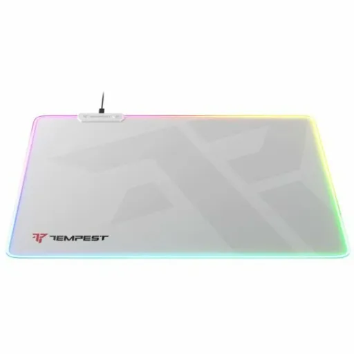 Tapete de Rato Tempest TP-GMP-RGB-MW Branco