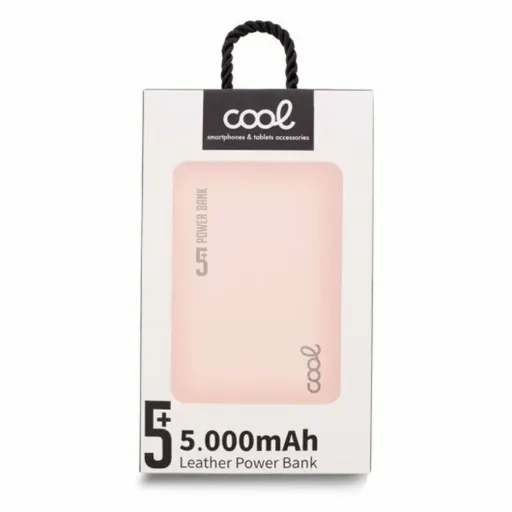 Powerbank Cool 5000 MAh Cor de Rosa