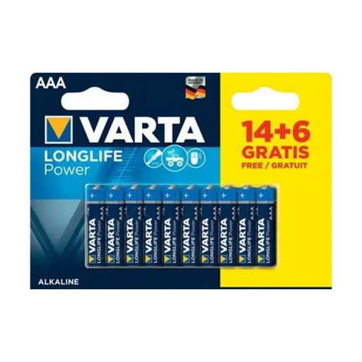 Pilhas Varta Longlife Power (20 Peças)