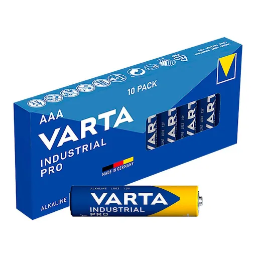 Pilhas Varta Industrial Pro AAA LR03 1,5 V (10 Unidades)