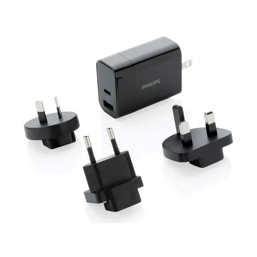 Adaptador de Tomada Universal de Viagem Philips Preto 30 W