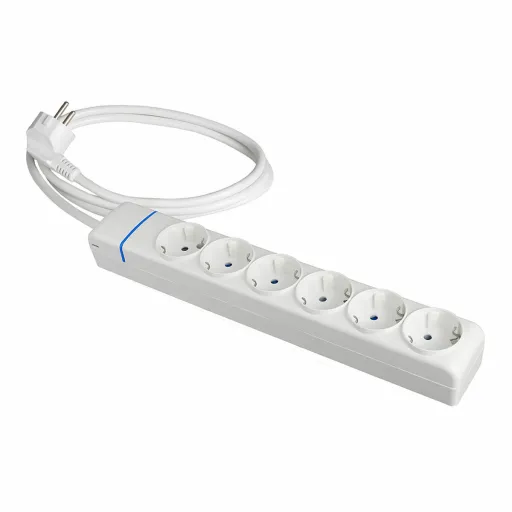 Extensão com 6 Tomadas Sem Interruptor Solera 8016p 250 V 16 A (1,5 m)