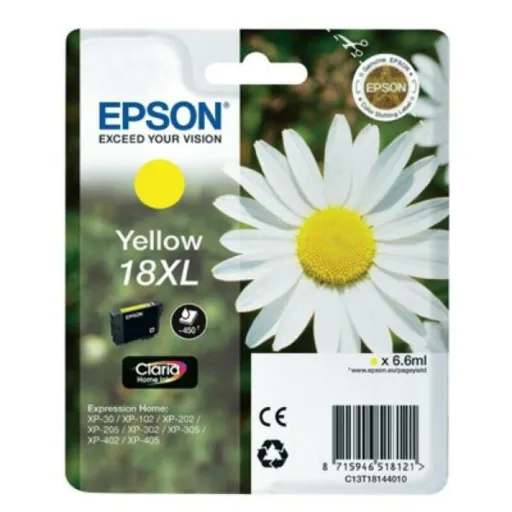 Tinteiro de Tinta Original Epson 18XL Amarelo