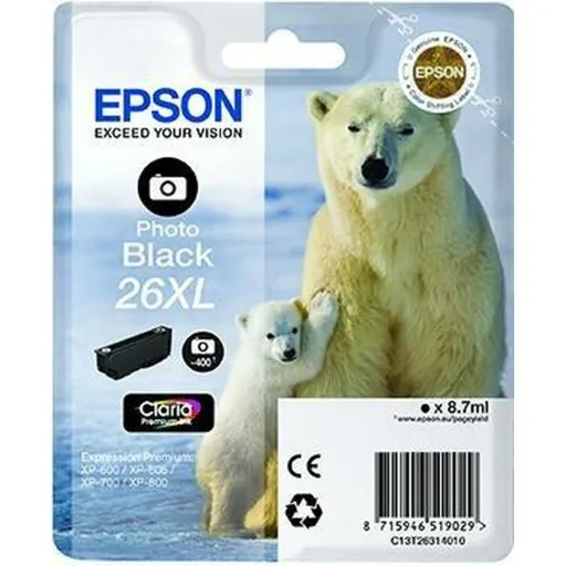 Tinteiro de Tinta Original Epson 26XL Preto