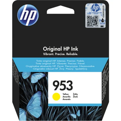 Tinteiro de Tinta Original HP 953 Amarelo 50gr