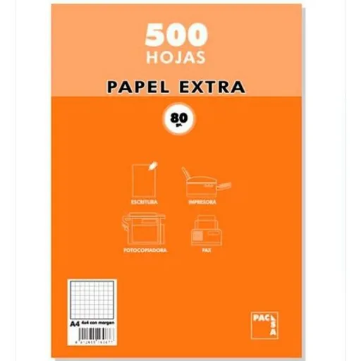 Papel para Imprimir Pacsa 500 Folhas Branco A4