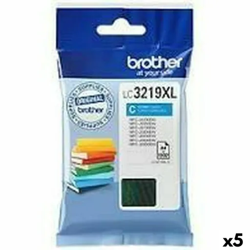 Tinteiro de Tinta Original Brother LC3219XL Ciano