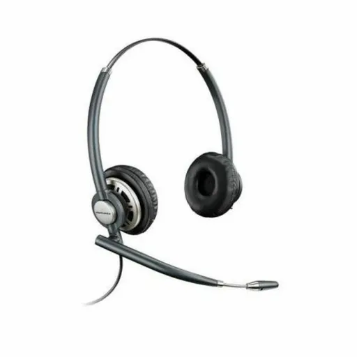 Auriculares com Microfone Poly HW720 Preto