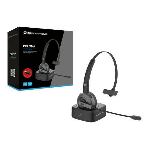 Auriculares Conceptronic POLONA03BD Preto