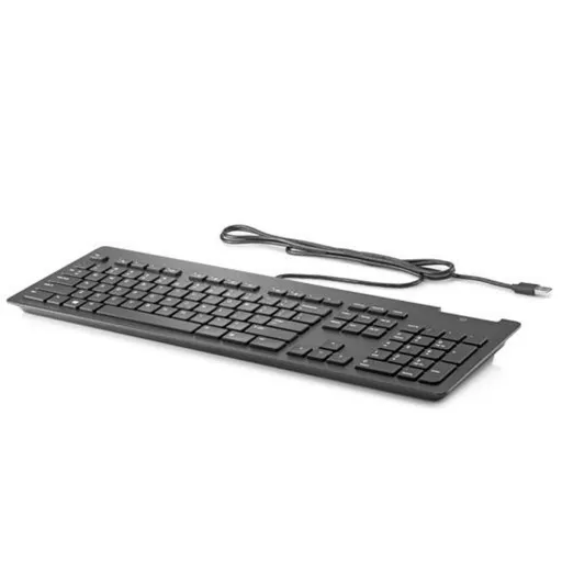 Teclado HP Teclado HP Business Slim Smartcard Preto Qwerty Espanhol