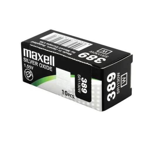 Pilhas de Botão Maxell SR1130W 389 1,55 V Pilhas de Botão