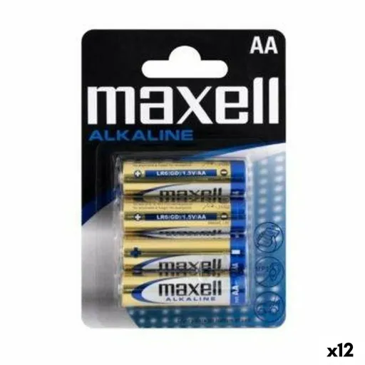 Pilhas Alcalinas Maxell LR06 (12 Unidades)