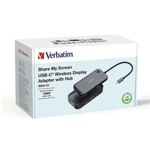 Adaptador USB-C Verbatim Share my Screen Full HD