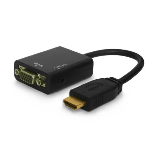 Adaptador HDMI para VGA Savio CL-23 Preto