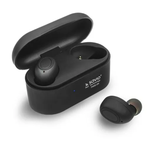 Auriculares in Ear Bluetooth Savio TWS-04 Preto Grafite