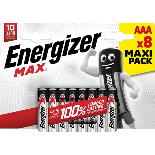 Pilhas Energizer LR03 1,5 V 9 V AAA (8 Unidades)