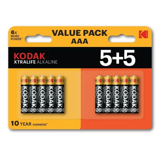 Pilhas Kodak XTRALIFE 1,5 V AAA (10 Unidades)