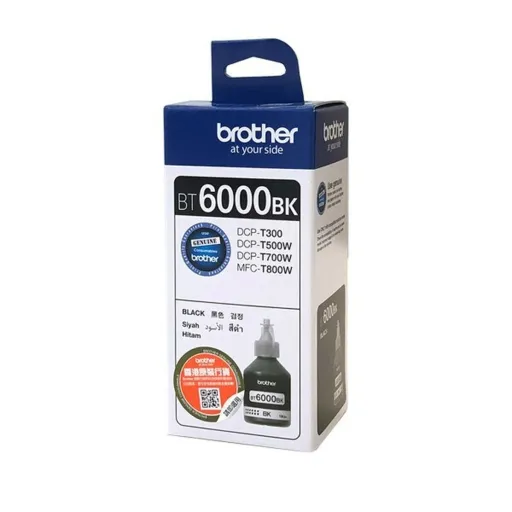 Tinteiro de Tinta Original Brother BT6000BK Preto