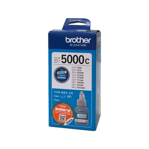 Tinteiro de Tinta Original Brother BT5000C Azul