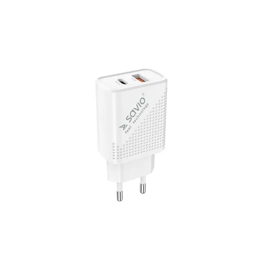 Carregador de Parede Savio LA-04 Branco 18 W