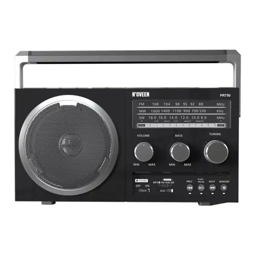 Rádio N'Oveen PR750 Preto