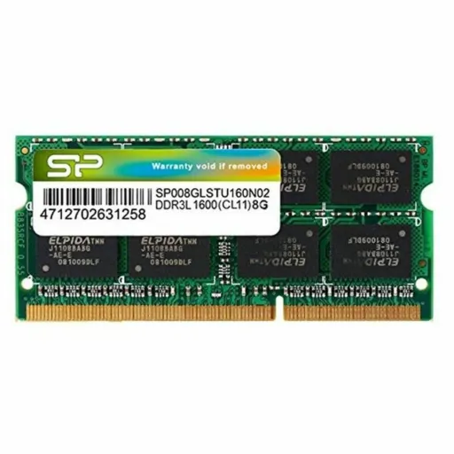 Memória RAM Silicon Power PAMSLPSOO0022 8 GB 1600 MHz DDR3-PC3-12800 8 GB 1600 MHz CL11 DDR3L