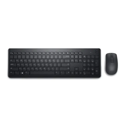 Teclado e Rato Dell KM3322W Qwerty US Preto QWERTY