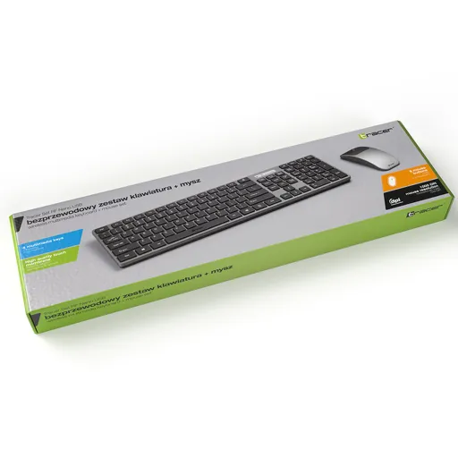 Teclado Sem Fios Tracer TRAKLA46773 Preto Qwerty US