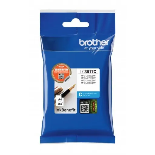 Tinteiro de Tinta Original Brother LC-3617C Ciano